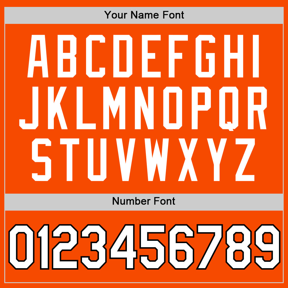 Custom Orange White-Black Authentic Throwback Basketball Jersey