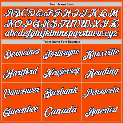 Custom Orange White-Navy Authentic Throwback Basketball Jersey