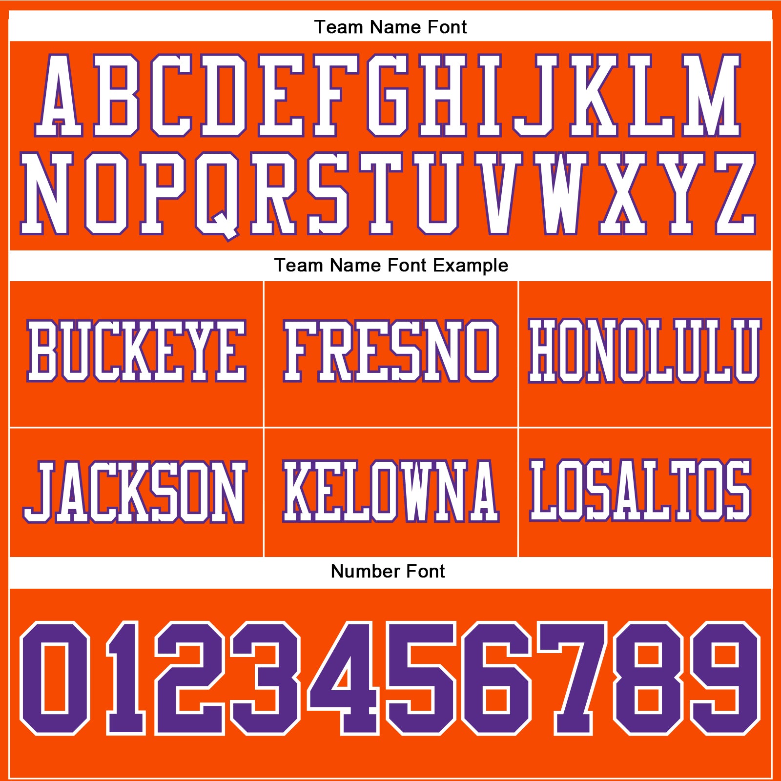 Custom Orange Purple-White Authentic Football Jersey