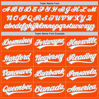 Custom Stitched Orange White-Gray Baseball Pullover Sweatshirt Hoodie
