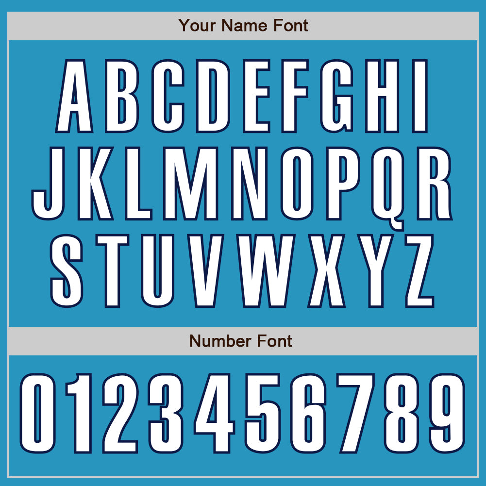 Custom Panther Blue White-Navy Authentic Baseball Jersey