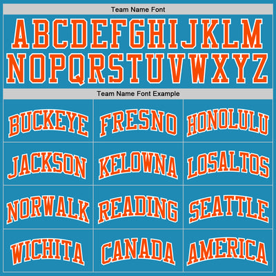 Custom Panther Blue Orange-White Authentic Basketball Jersey