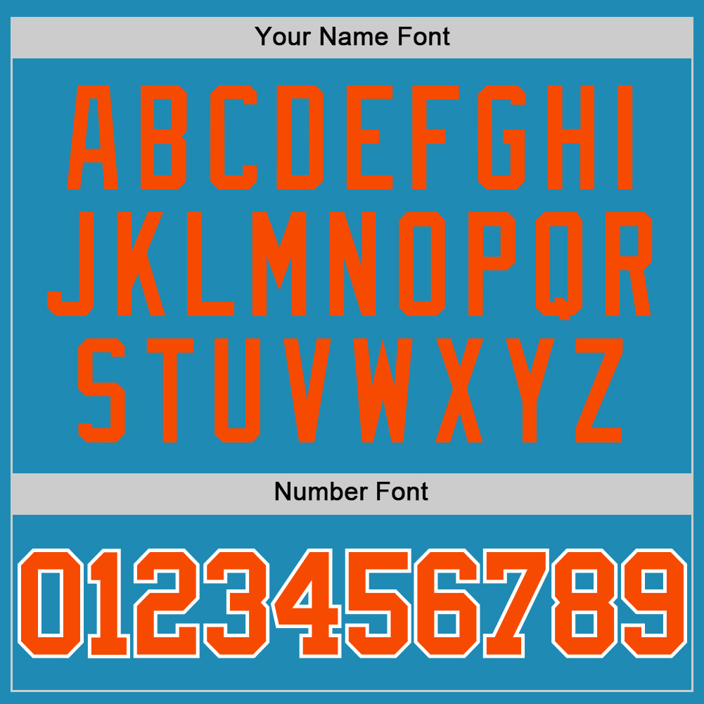 Custom Panther Blue Orange-White Authentic Basketball Jersey