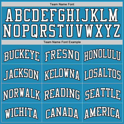 Custom Panther Blue White-Black Authentic Basketball Jersey