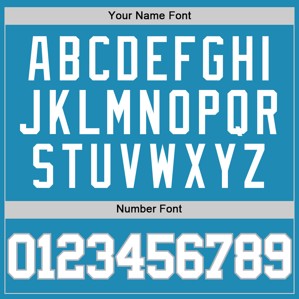 Custom Panther Blue White-Gray Authentic Basketball Jersey