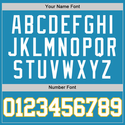 Custom Panther Blue White-Gold Authentic Basketball Jersey