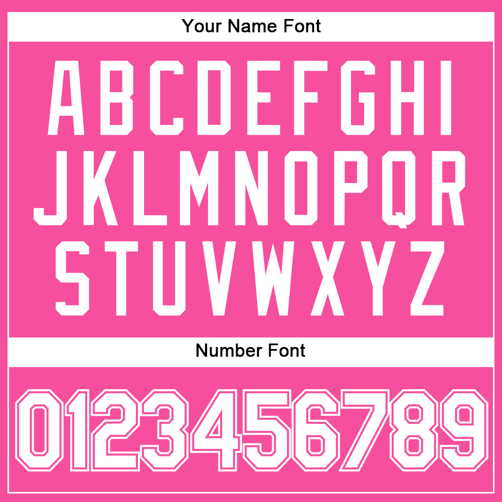 Custom Pink White Pinstripe White Authentic Baseball Jersey