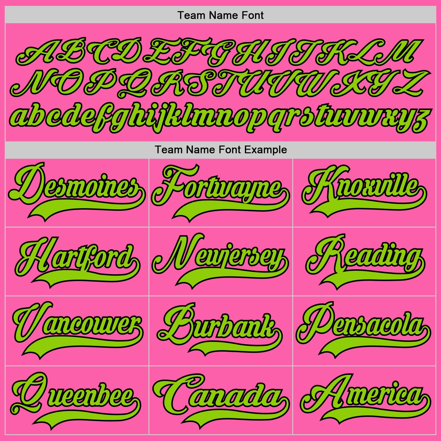 Custom Pink Neon Green-Black Hockey Jersey