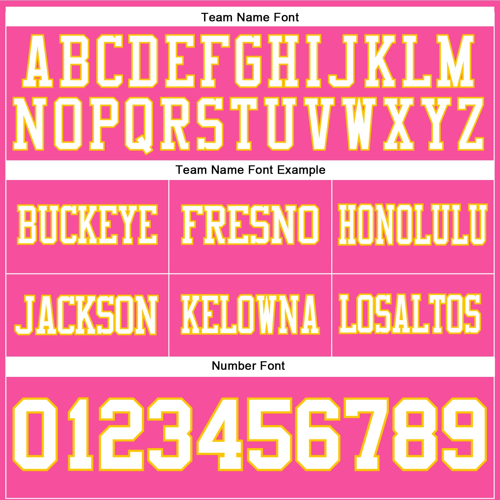 Custom Pink White-Yellow Authentic Football Jersey