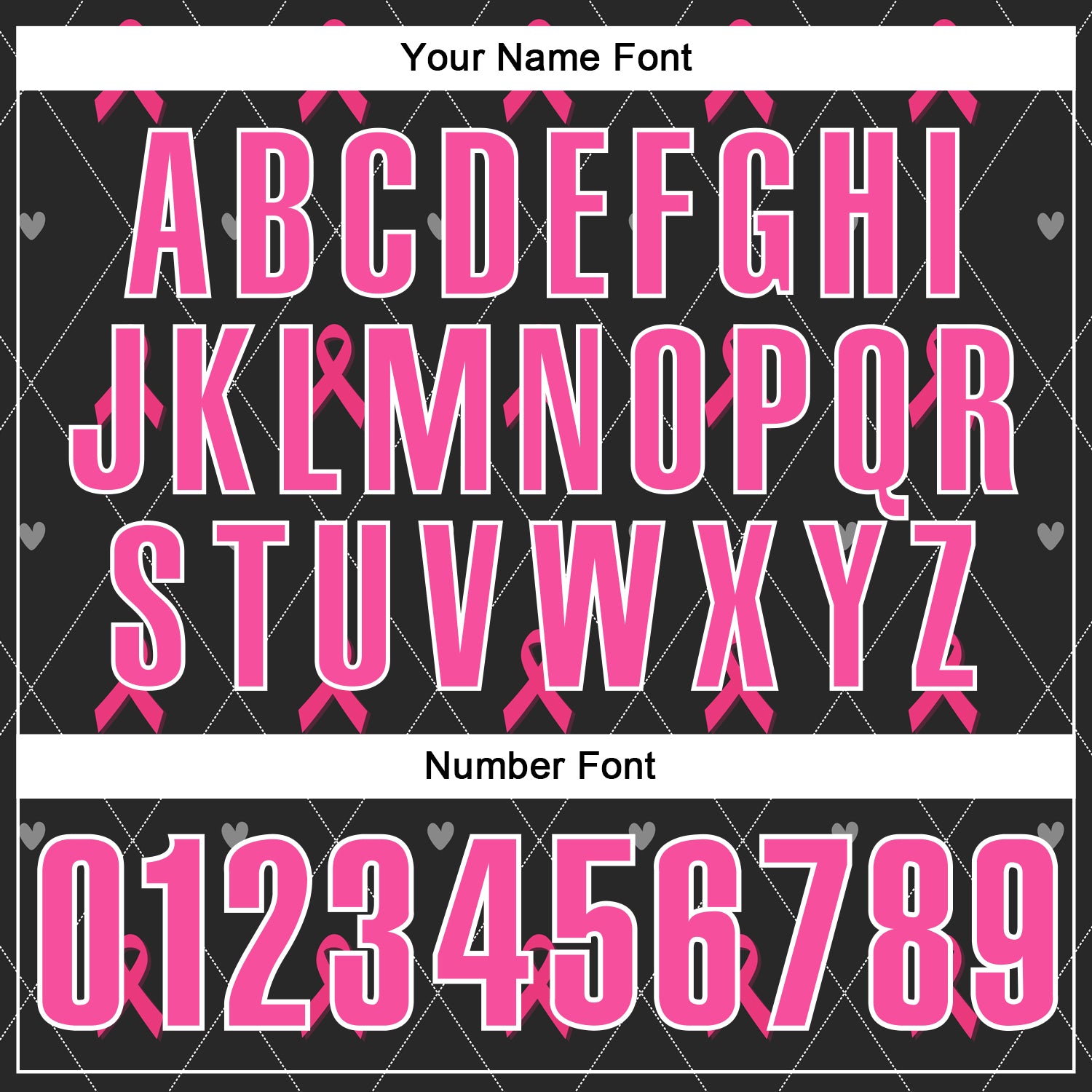 Custom Black Pink-White 3D Pink Ribbon Breast Cancer Awareness Month Women Health Care Support Performance Polo Shirt