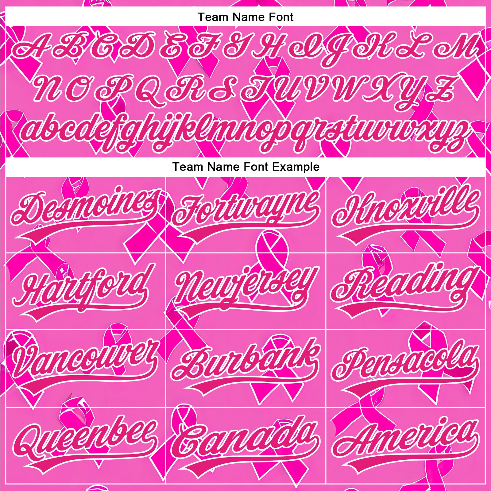 Custom Pink Hot Pink-White 3D Pink Ribbon Breast Cancer Awareness Month Women Health Care Support Performance Polo Shirt