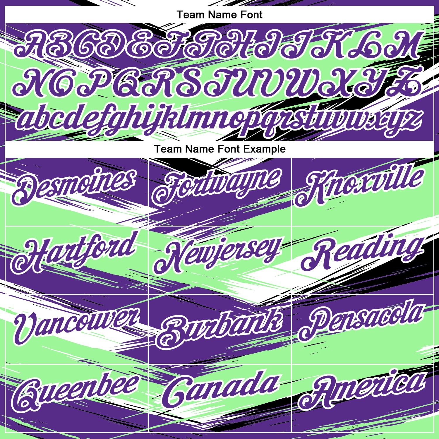 Custom Pea Green Purple-Black 3D Bowling Abstract Grunge Art Performance Polo Shirt