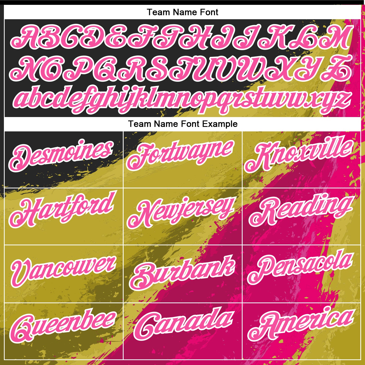 Custom Black Pink-Old Gold 3D Bowling Splash Ink Performance Polo Shirt