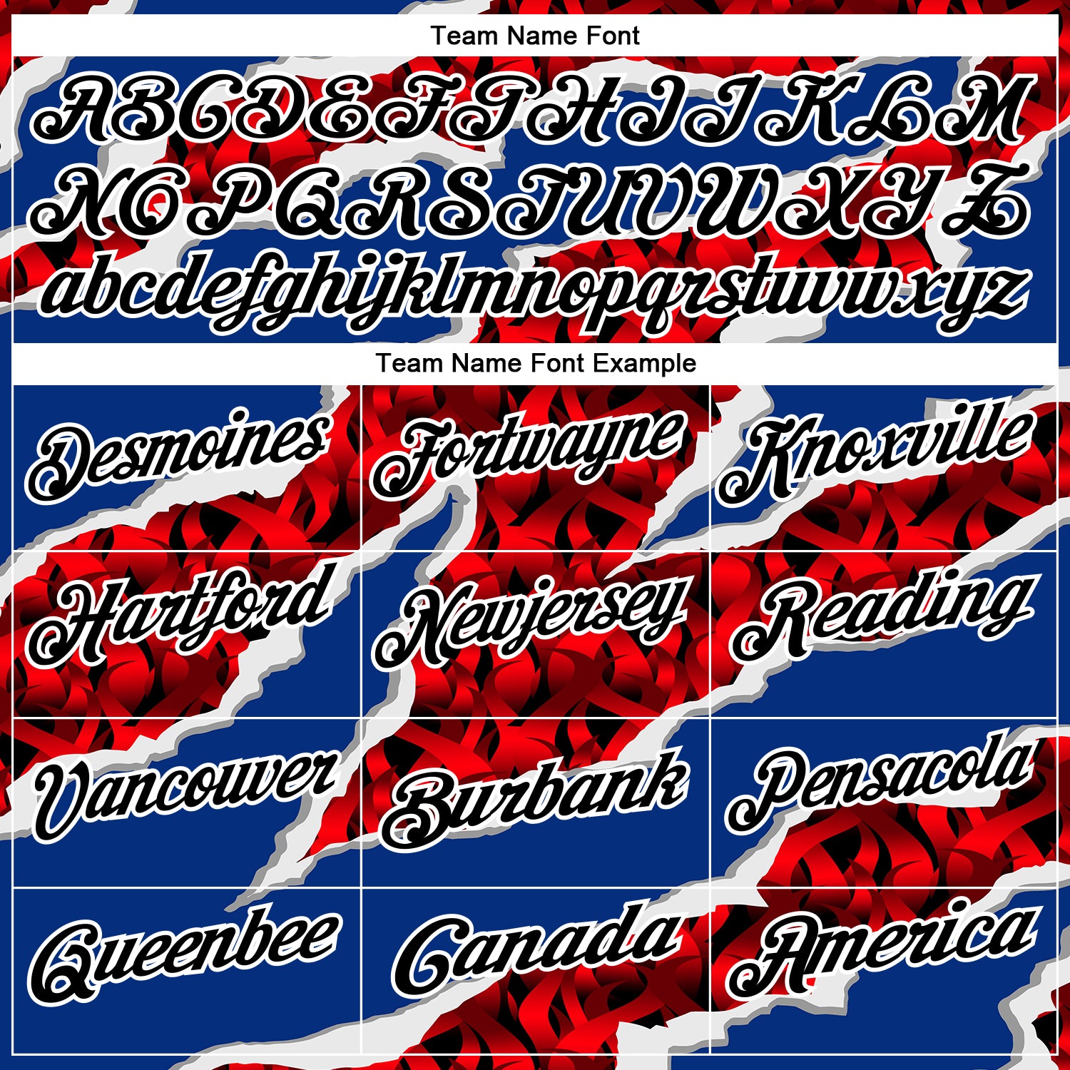 Custom Royal Black-Red 3D Bowling Torn Paper Style Performance Polo Shirt