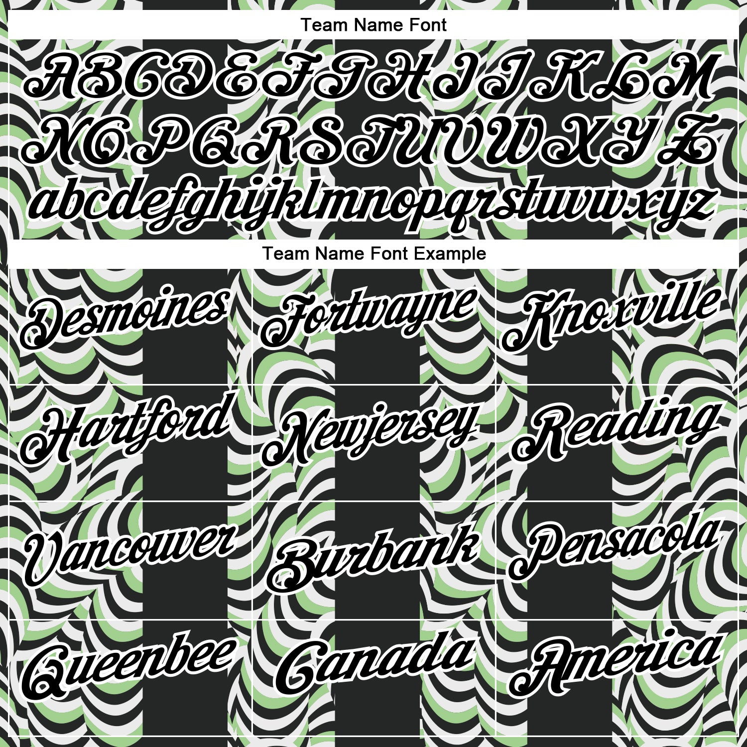 Custom Black Pea Green-White 3D Bowling Geometric Shape Performance Polo Shirt