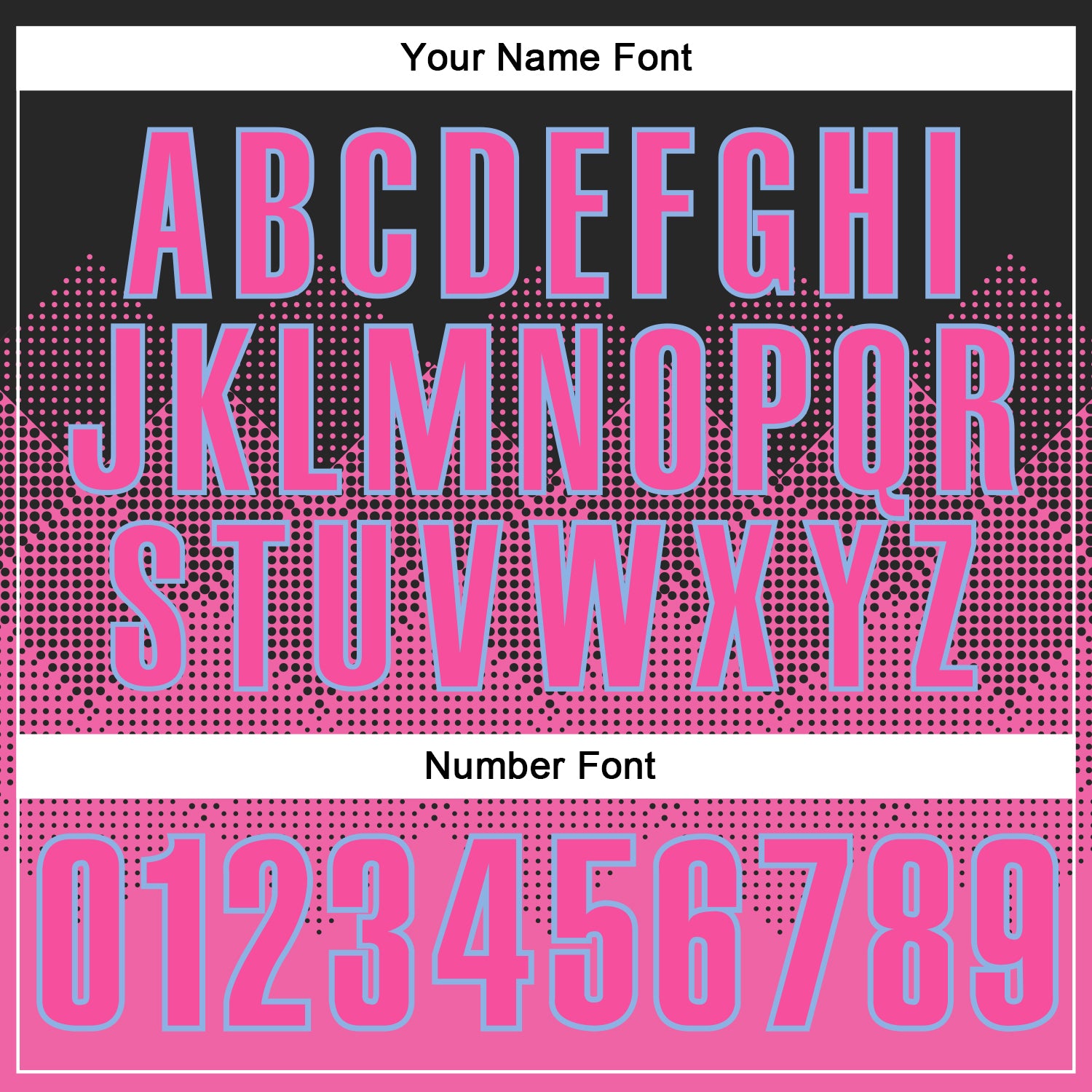 Custom Black Pink-Light Blue 3D Pattern Design Gradient Square Shape Performance Polo Shirt