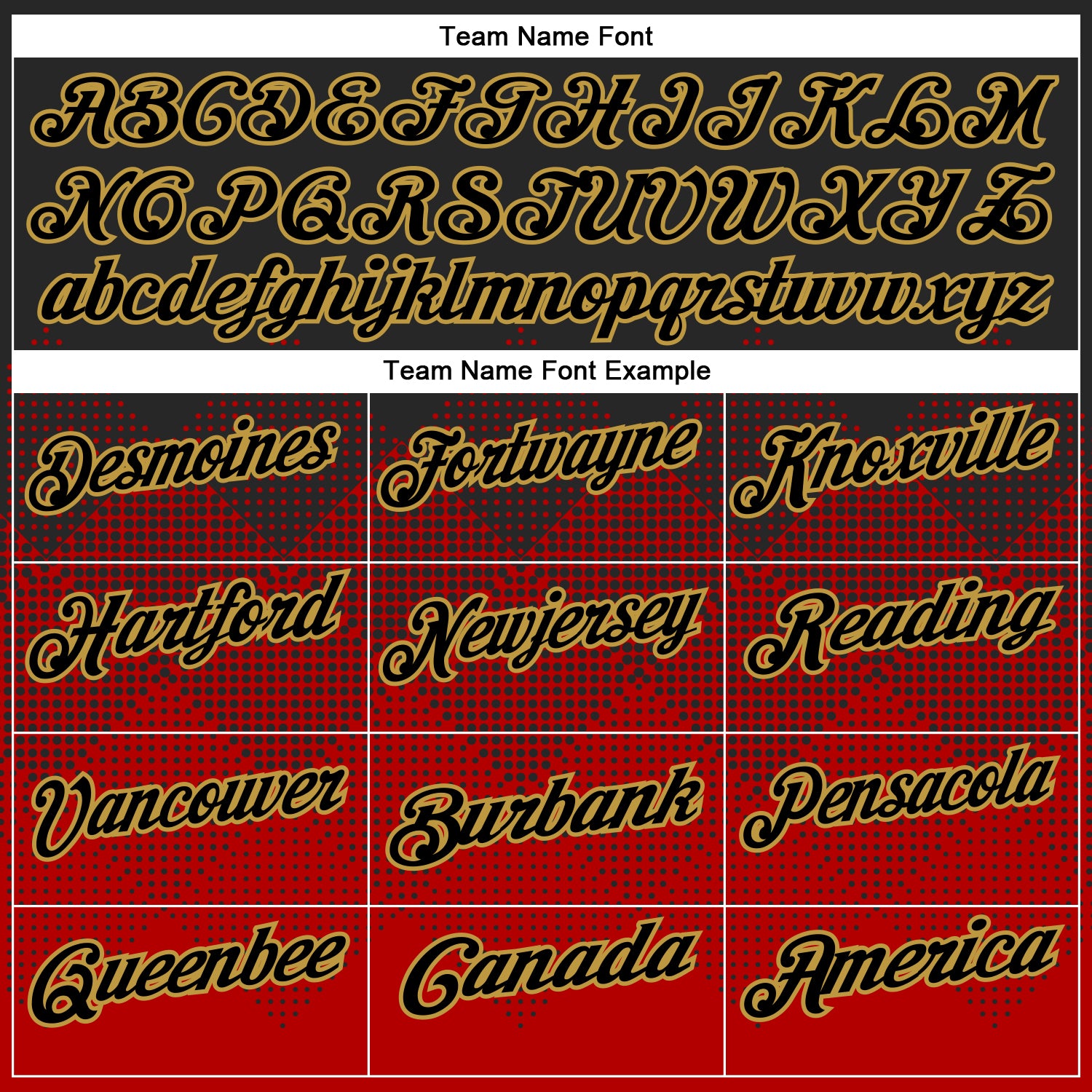 Custom Black Red-Old Gold 3D Pattern Design Gradient Square Shape Performance Polo Shirt