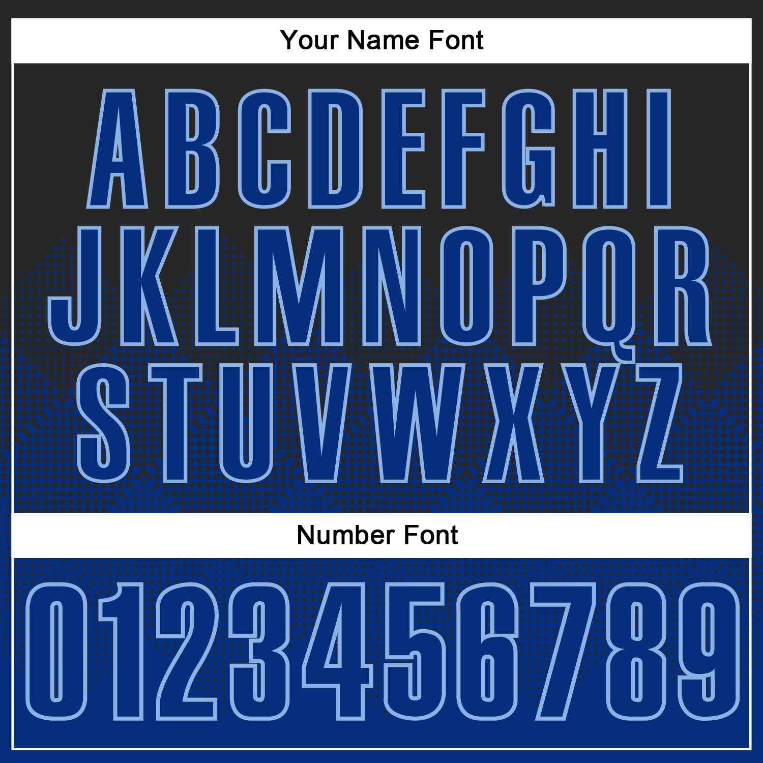 Custom Black Royal-Light Blue 3D Pattern Design Gradient Square Shape Performance Polo Shirt