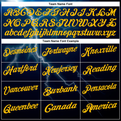 Custom Navy Gold 3D Cornhole Performance Polo Shirt