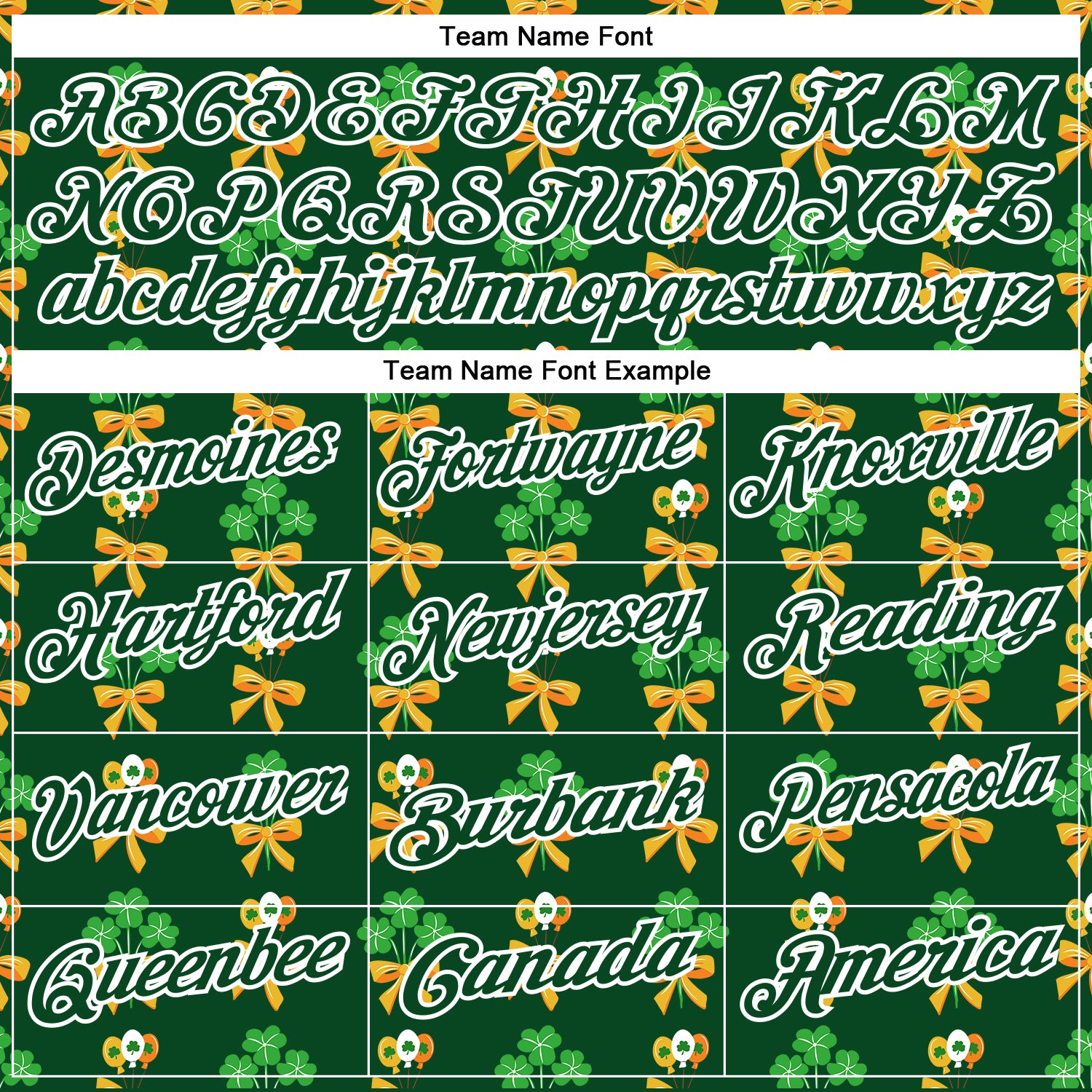 Custom Green White 3D St. Patrick's Day Shamrock Performance Polo Shirt