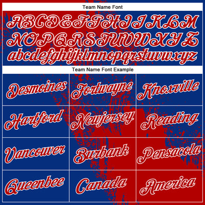 Custom Red Royal-White 3D Pattern Design Abstract Brush Stroke Performance Polo Shirt