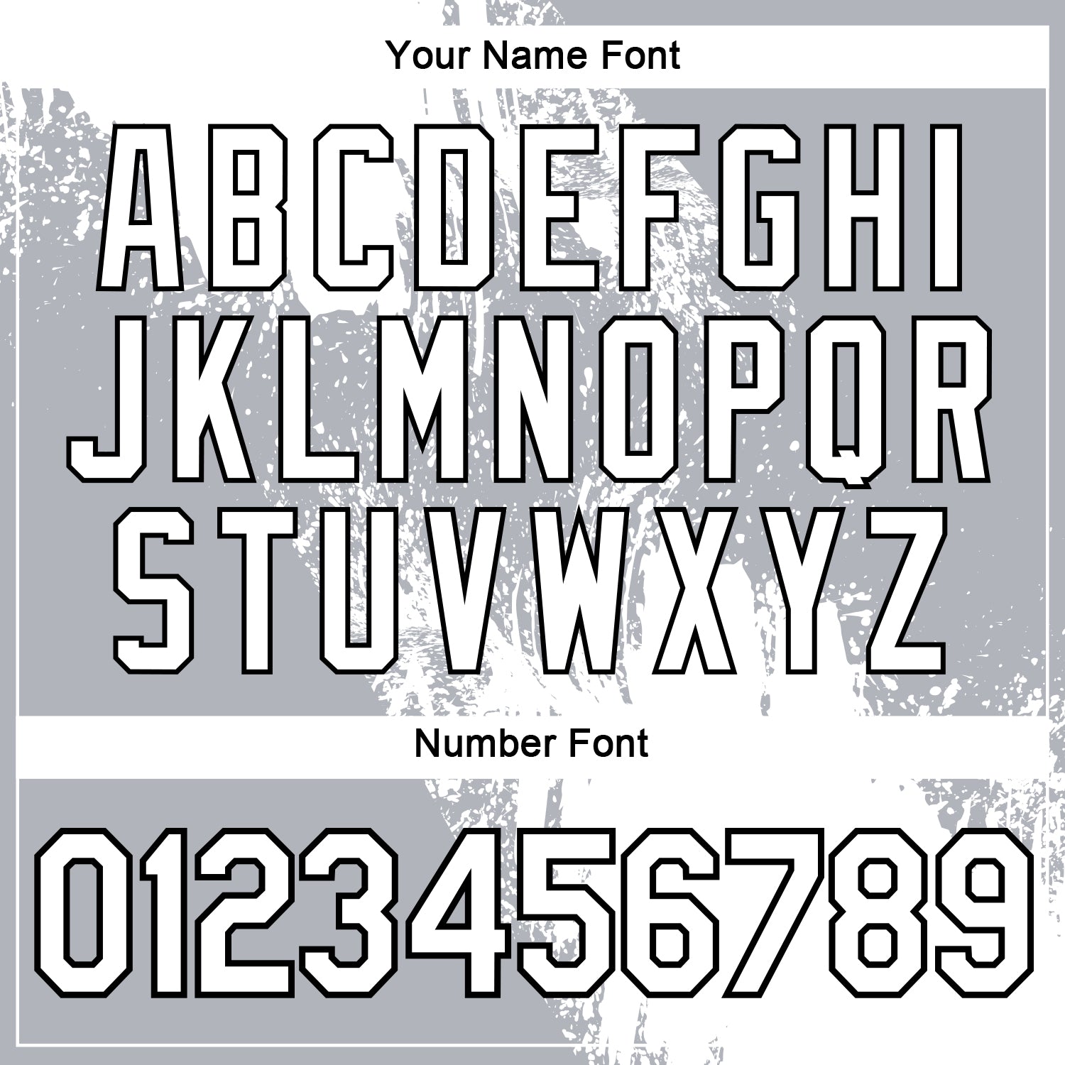 Custom White Gray-Black 3D Pattern Design Abstract Brush Stroke Performance Polo Shirt