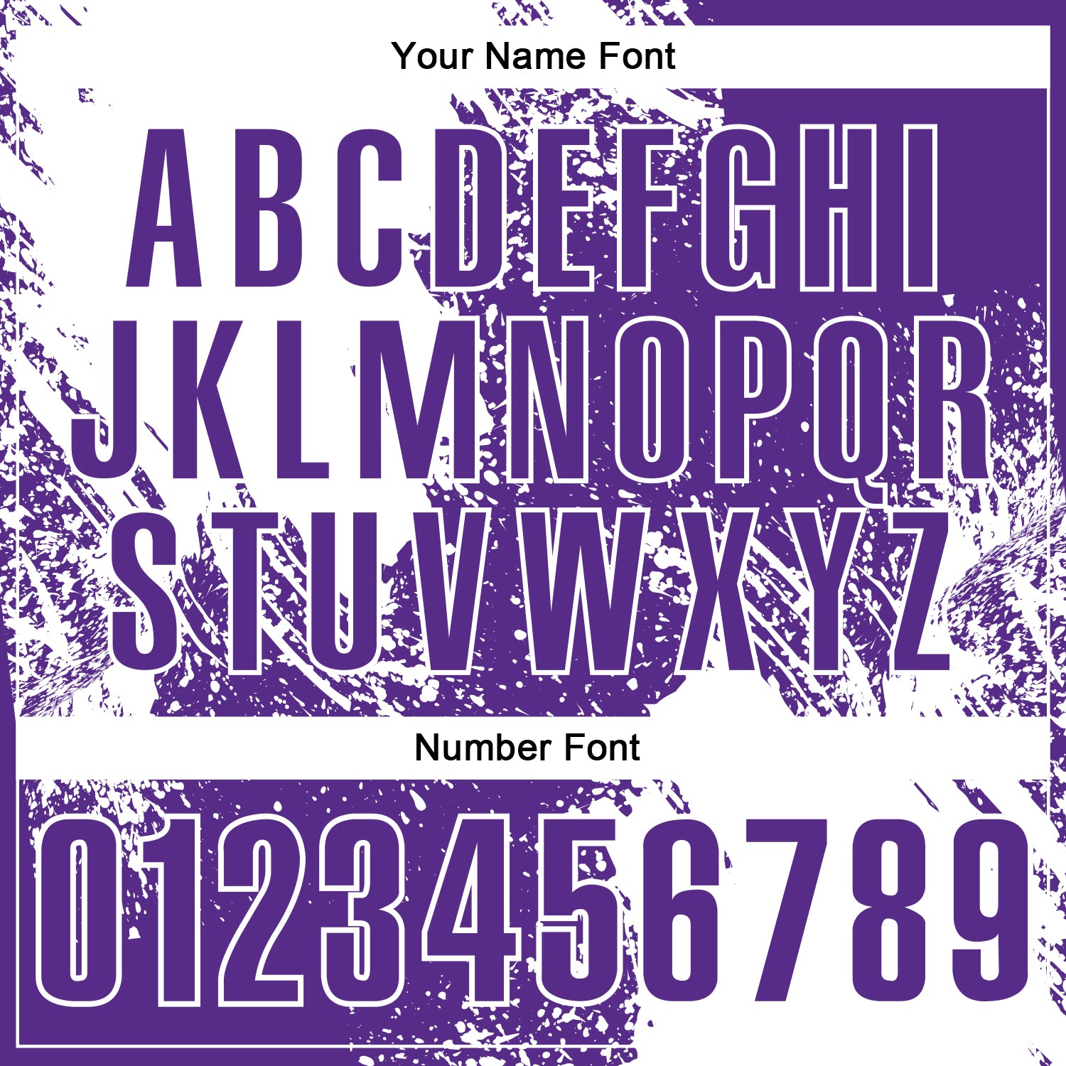 Custom White Purple 3D Pattern Design Abstract Brush Stroke Performance Polo Shirt