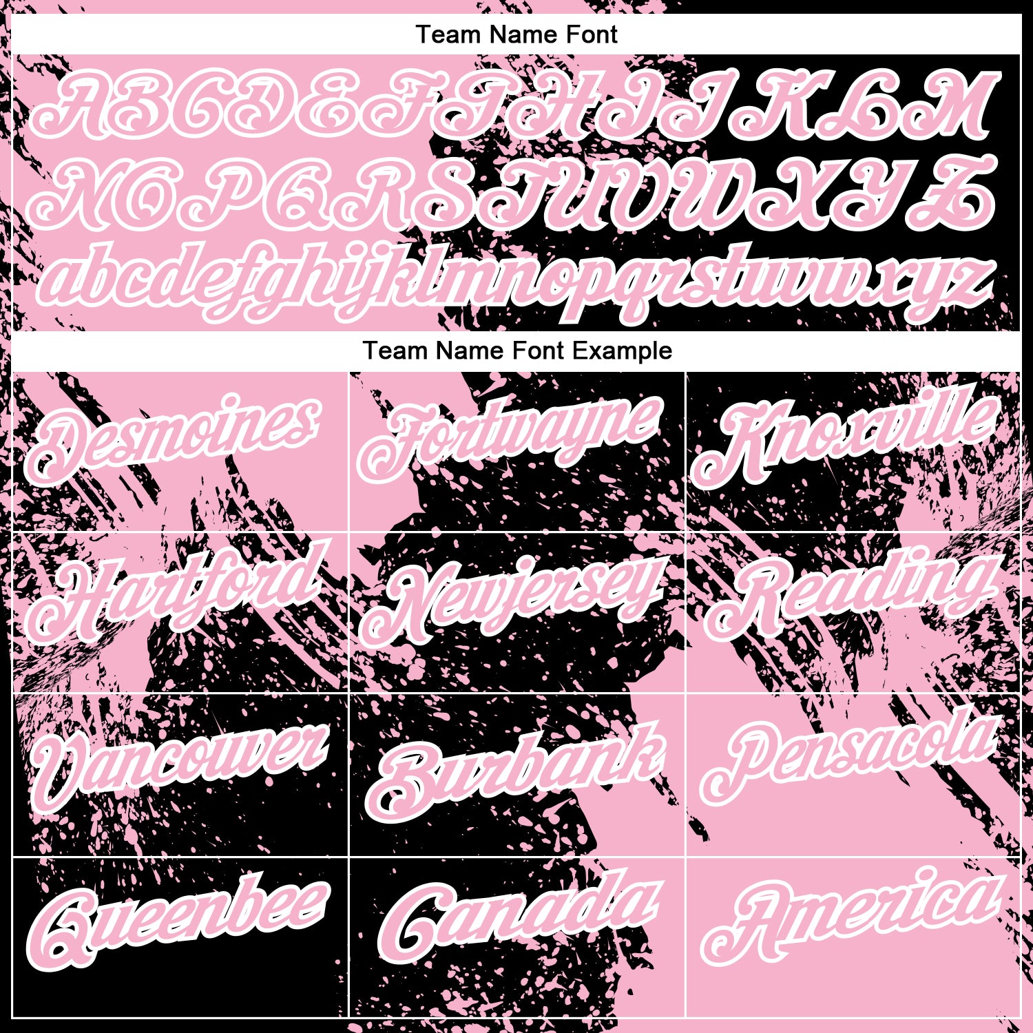 Custom Light Pink Black-White 3D Pattern Design Abstract Brush Stroke Performance Polo Shirt