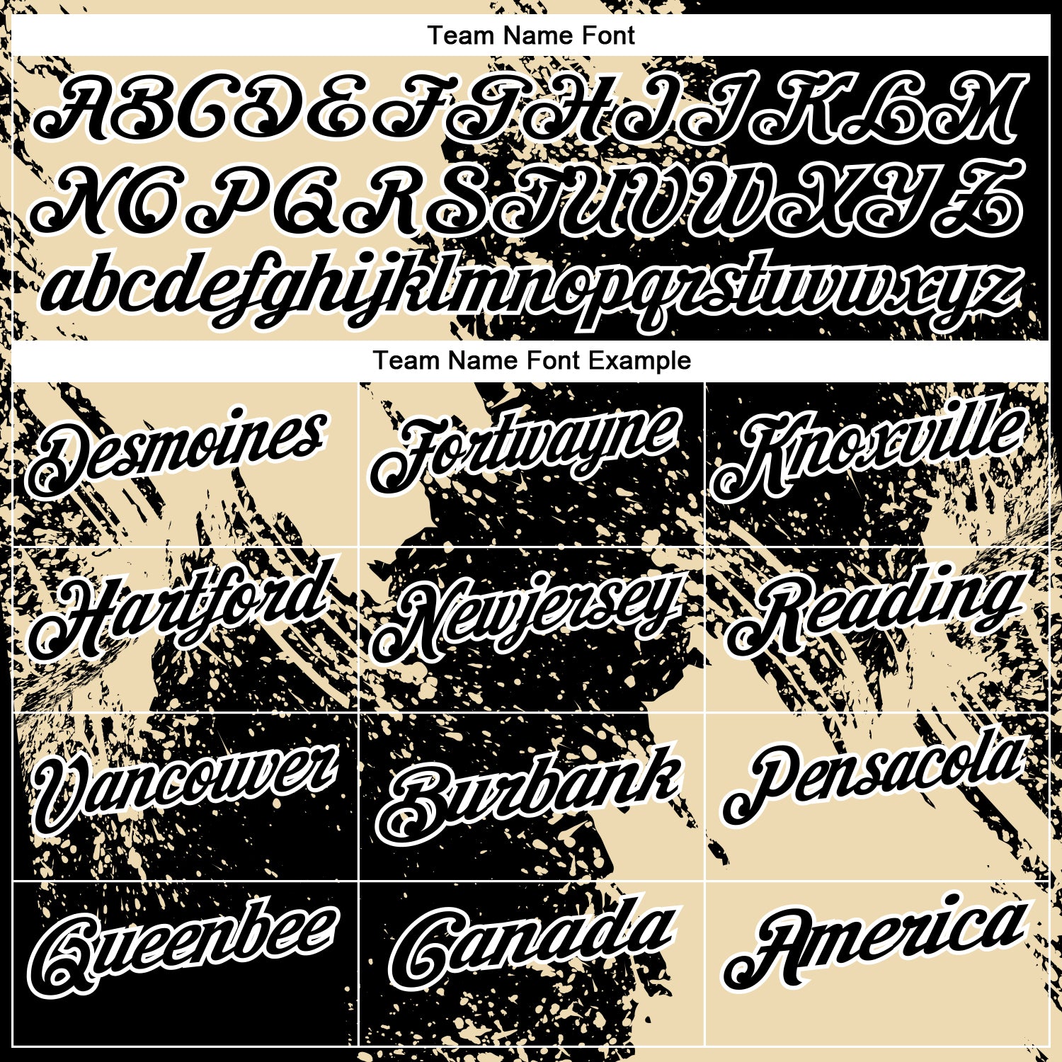 Custom Cream Black-White 3D Pattern Design Abstract Brush Stroke Performance Polo Shirt