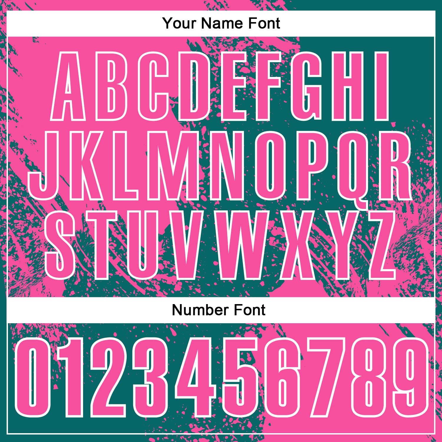 Custom Pink Teal-White 3D Pattern Design Abstract Brush Stroke Performance Polo Shirt