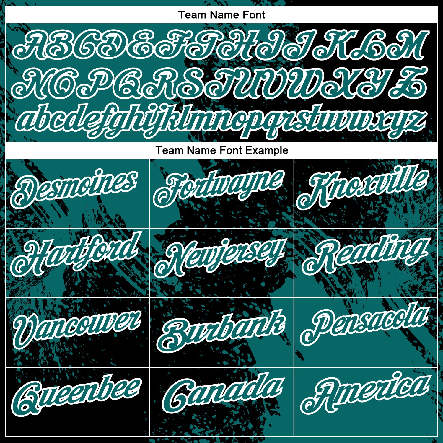 Custom Teal Black-White 3D Pattern Design Abstract Brush Stroke Performance Polo Shirt