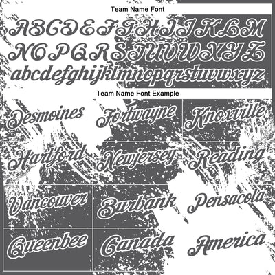 Custom White Steel Gray 3D Pattern Design Abstract Brush Stroke Performance Polo Shirt