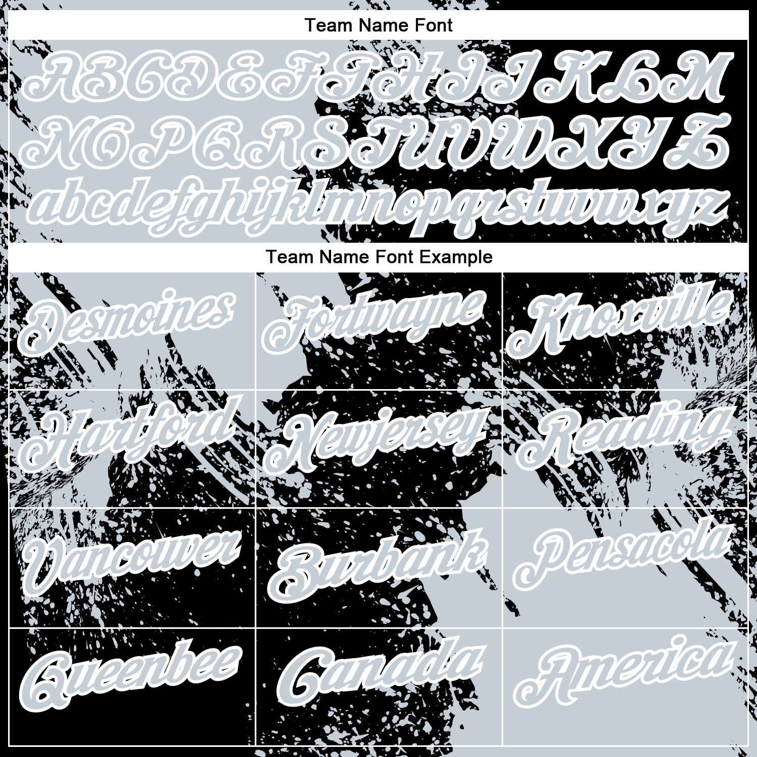 Custom Silver Black-White 3D Pattern Design Abstract Brush Stroke Performance Polo Shirt