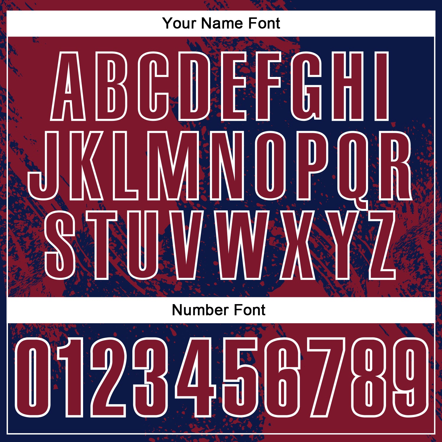 Custom Crimson Navy-White 3D Pattern Design Abstract Brush Stroke Performance Polo Shirt