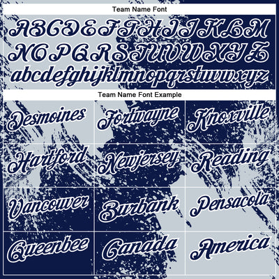 Custom Silver Navy-White 3D Pattern Design Abstract Brush Stroke Performance Polo Shirt