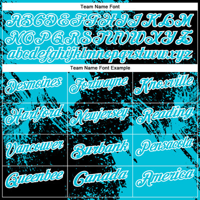 Custom Lakes Blue Black-White 3D Pattern Design Abstract Brush Stroke Performance Polo Shirt