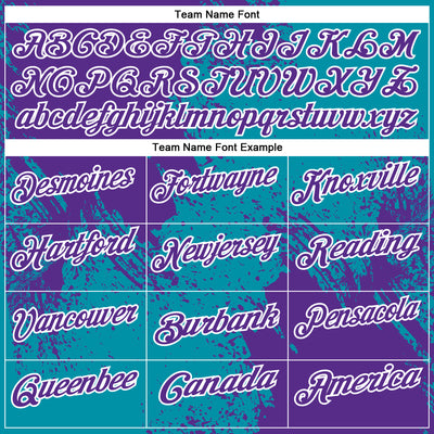 Custom Purple Teal-White 3D Pattern Design Abstract Brush Stroke Performance Polo Shirt