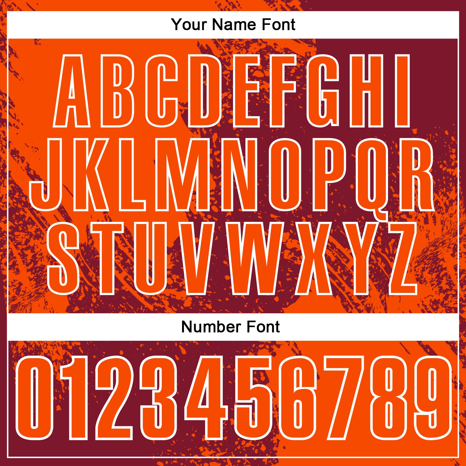 Custom Orange Crimson-White 3D Pattern Design Abstract Brush Stroke Performance Polo Shirt