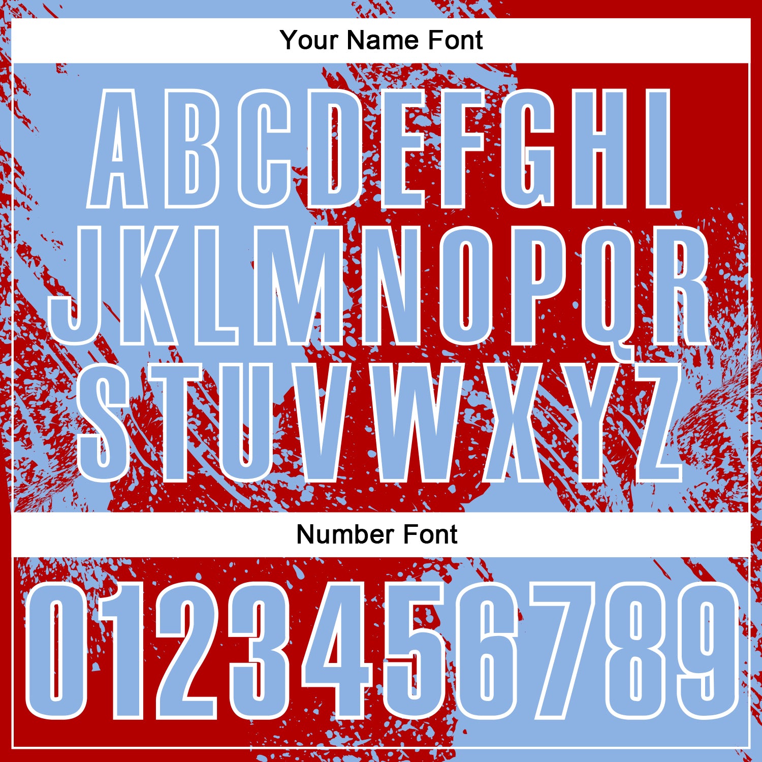 Custom Light Blue Red-White 3D Pattern Design Abstract Brush Stroke Performance Polo Shirt