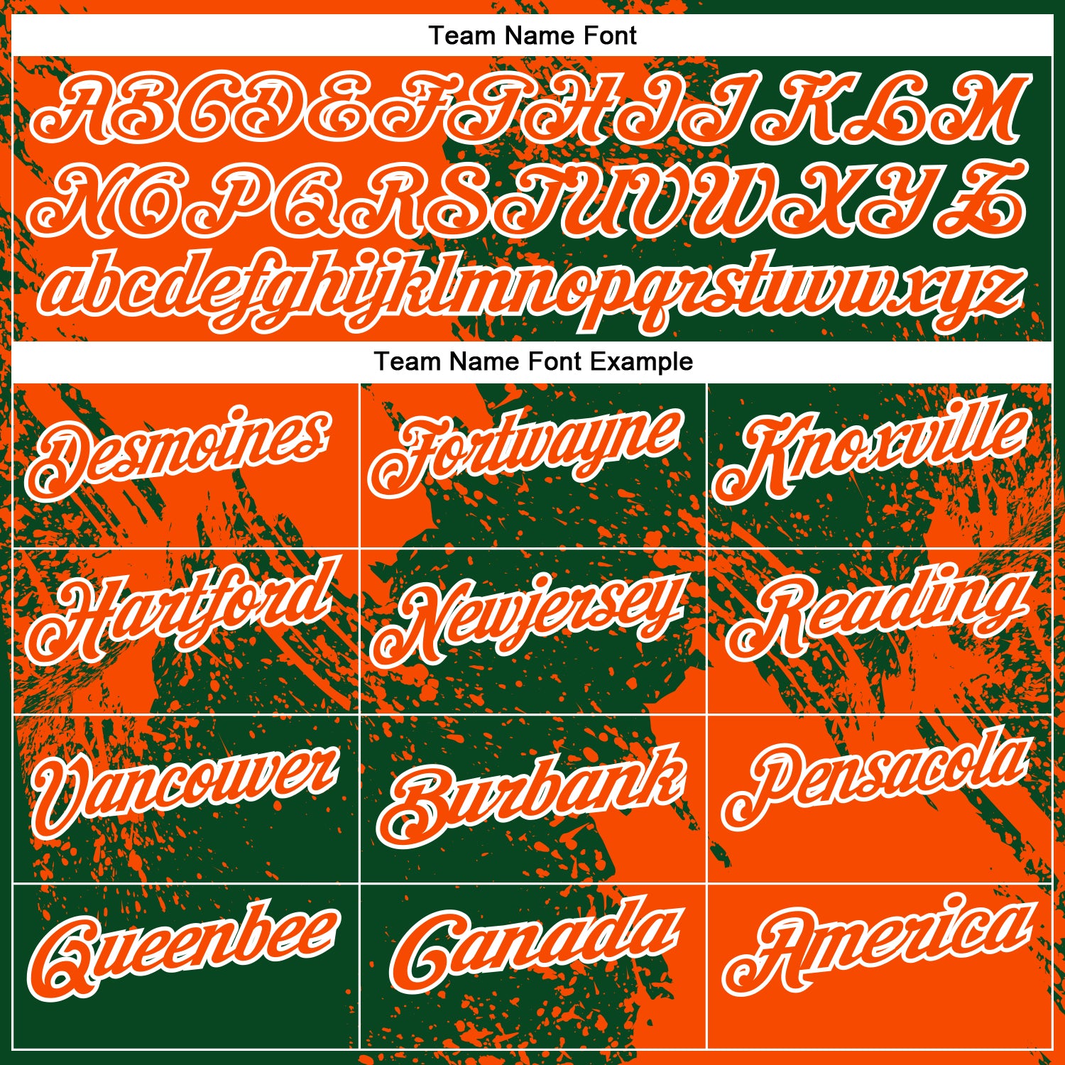 Custom Orange Green-White 3D Pattern Design Abstract Brush Stroke Performance Polo Shirt