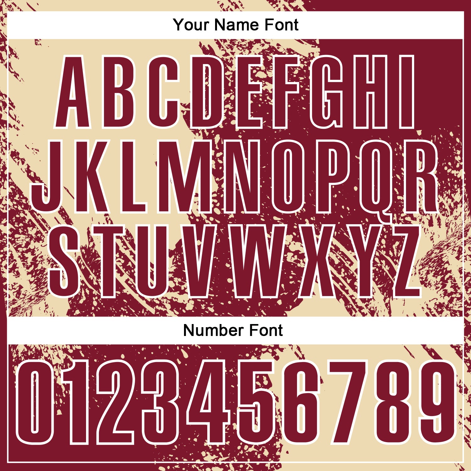 Custom Cream Crimson-White 3D Pattern Design Abstract Brush Stroke Performance Polo Shirt