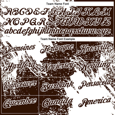 Custom White Brown 3D Pattern Design Abstract Brush Stroke Performance Polo Shirt