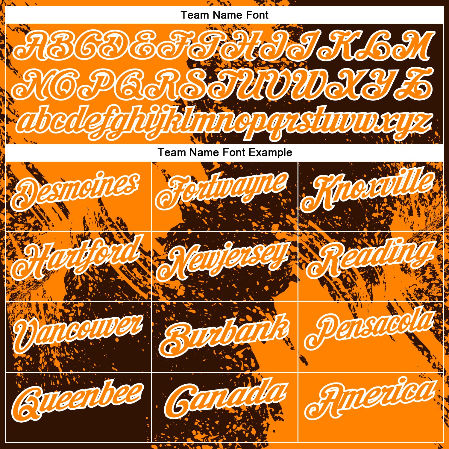 Custom Bay Orange Brown-White 3D Pattern Design Abstract Brush Stroke Performance Polo Shirt