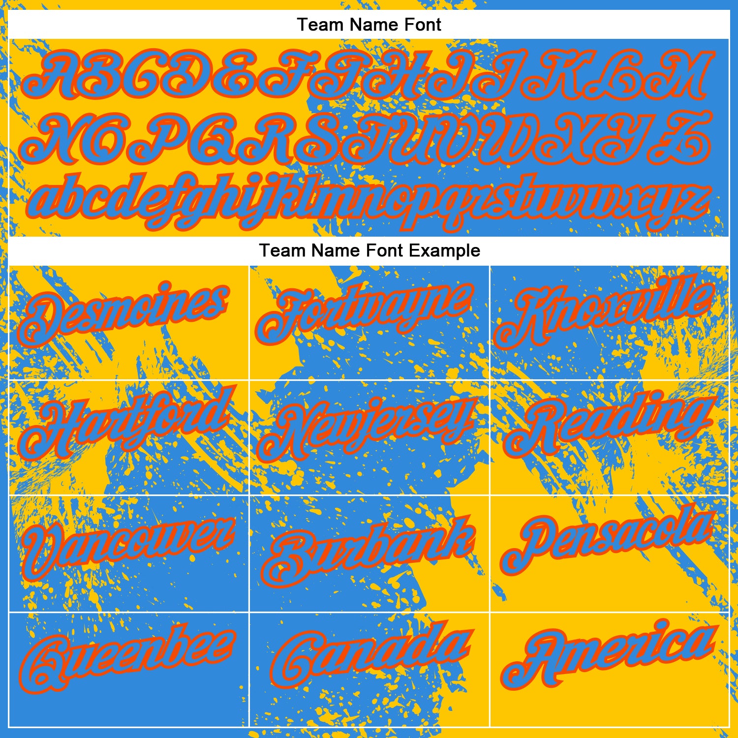 Custom Yellow Powder Blue-Orange 3D Pattern Design Abstract Brush Stroke Performance Polo Shirt