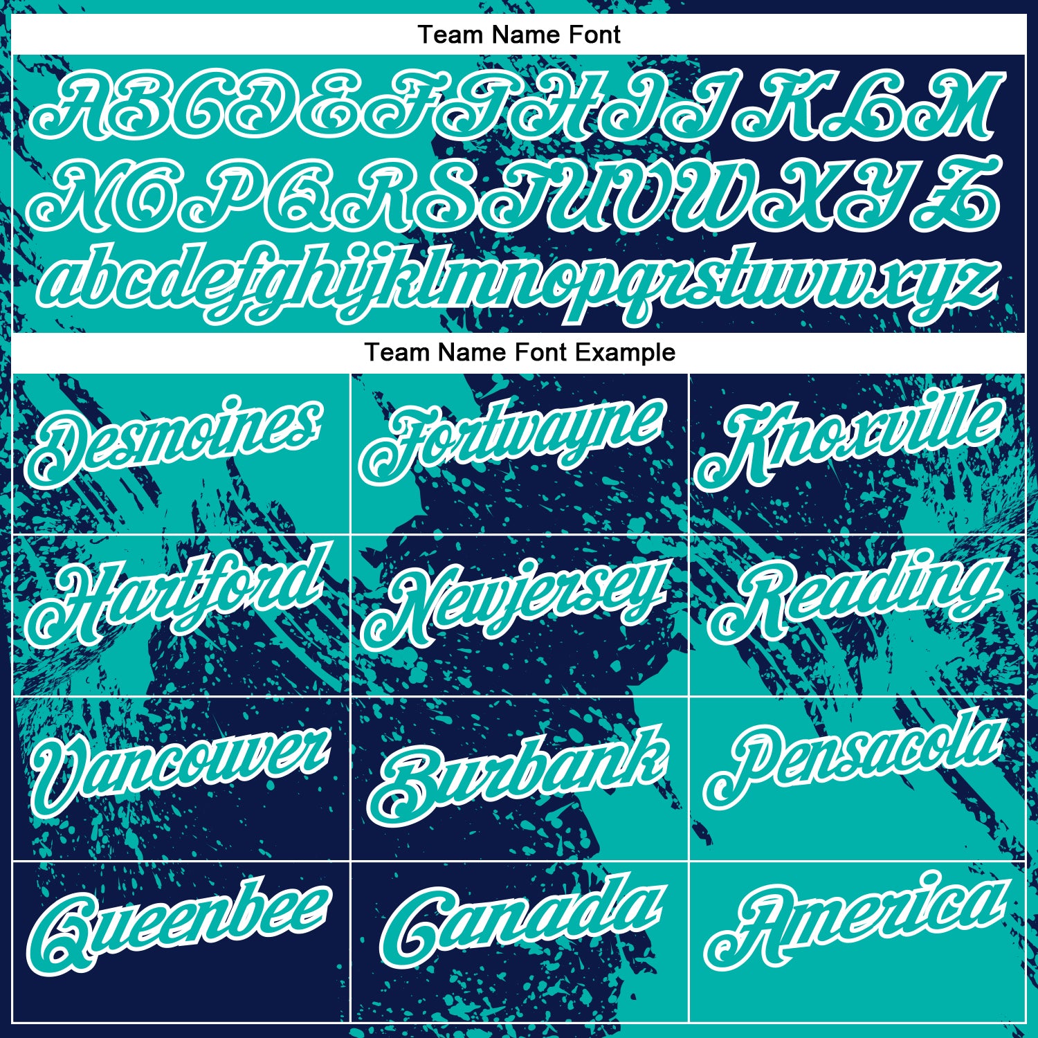 Custom Aqua Navy-White 3D Pattern Design Abstract Brush Stroke Performance Polo Shirt