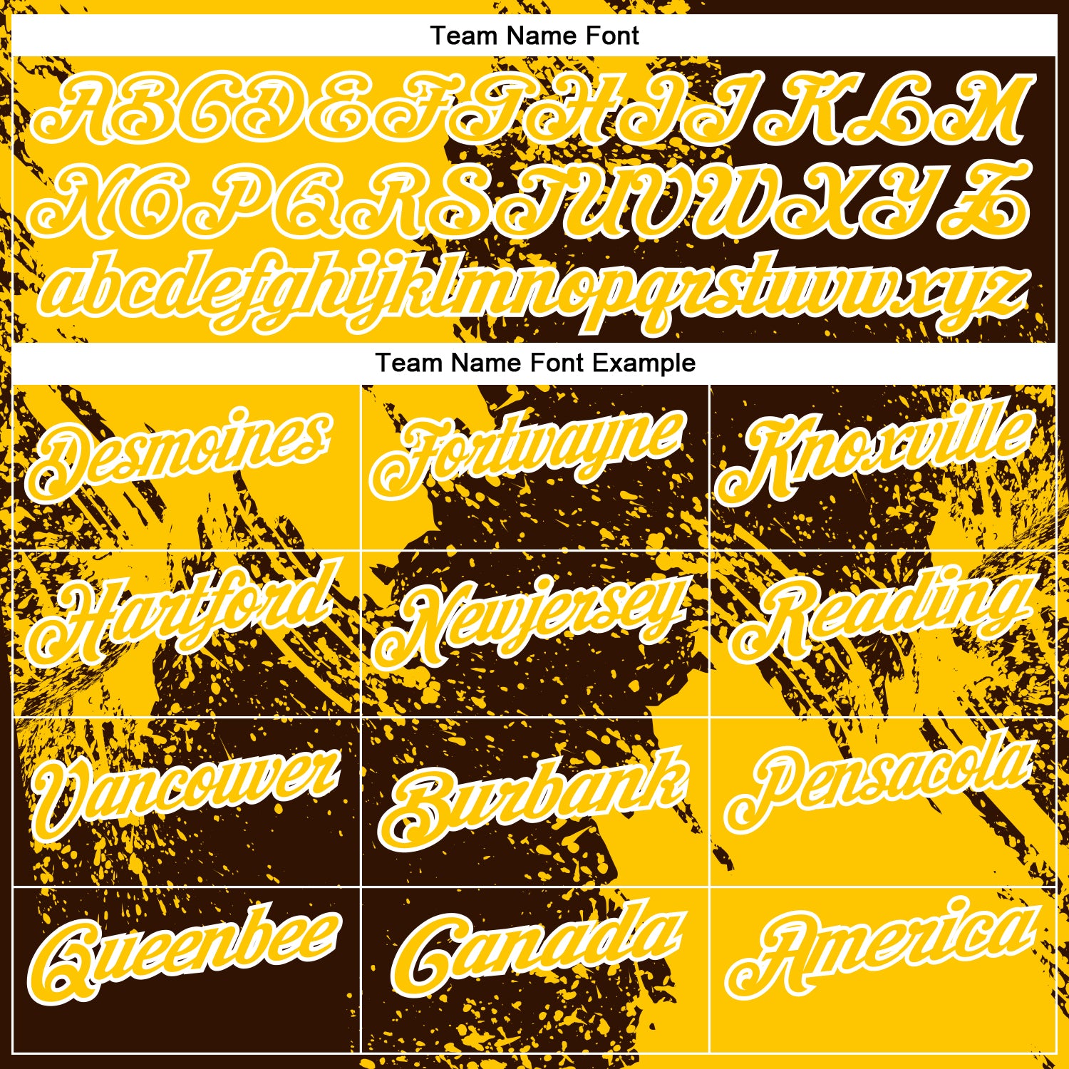 Custom Yellow Brown-White 3D Pattern Design Abstract Brush Stroke Performance Polo Shirt