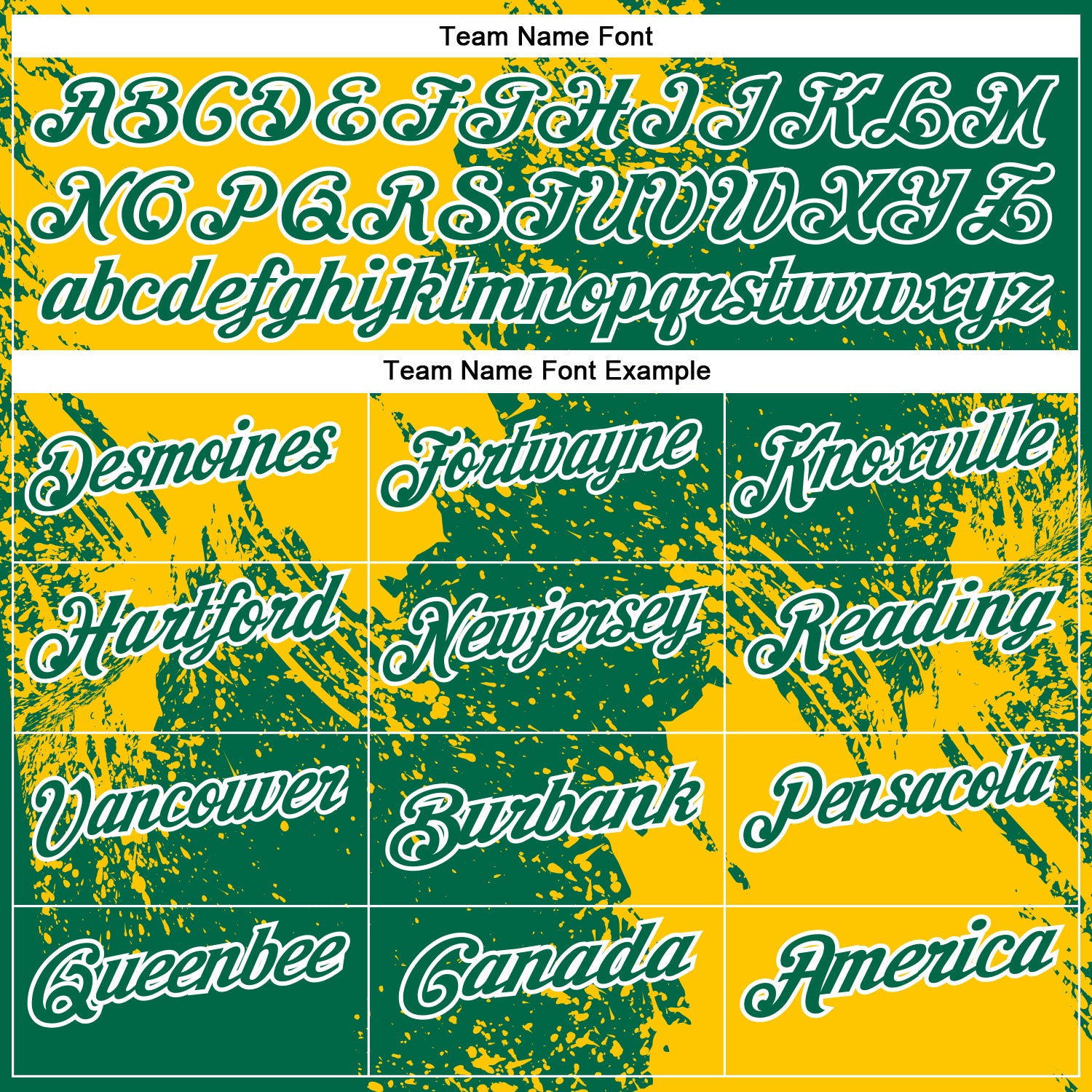 Custom Yellow Kelly Green-White 3D Pattern Design Abstract Brush Stroke Performance Polo Shirt