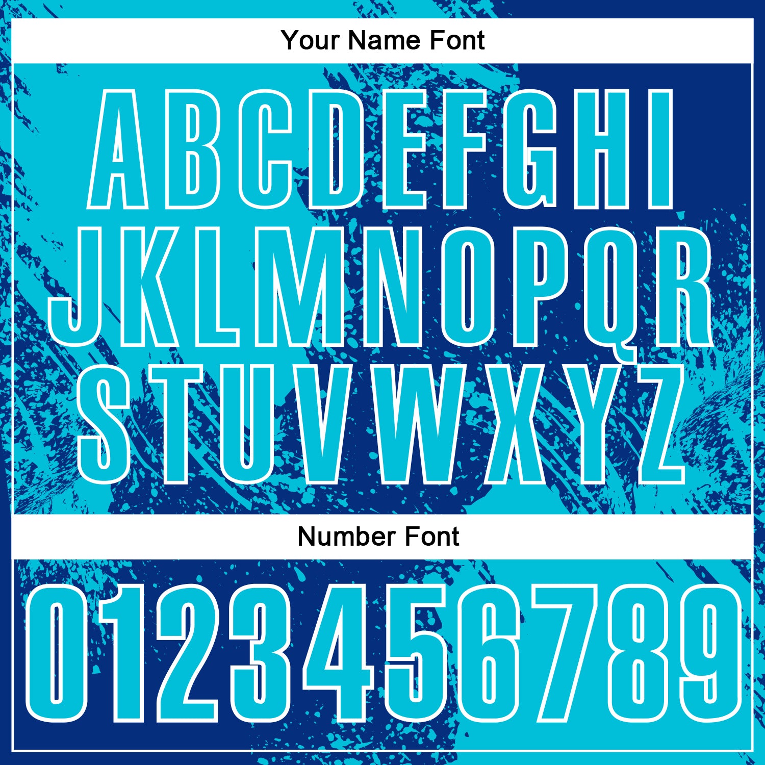 Custom Lakes Blue Royal-White 3D Pattern Design Abstract Brush Stroke Performance Polo Shirt