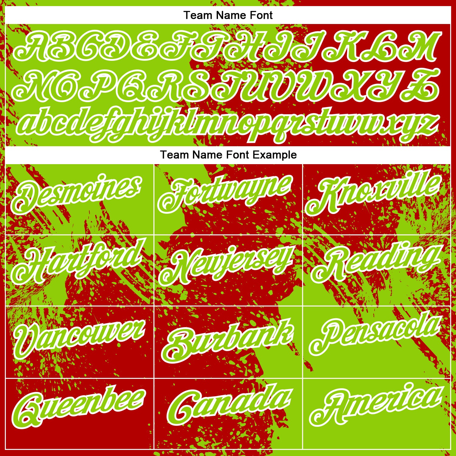 Custom Neon Green Red-White 3D Pattern Design Abstract Brush Stroke Performance Polo Shirt