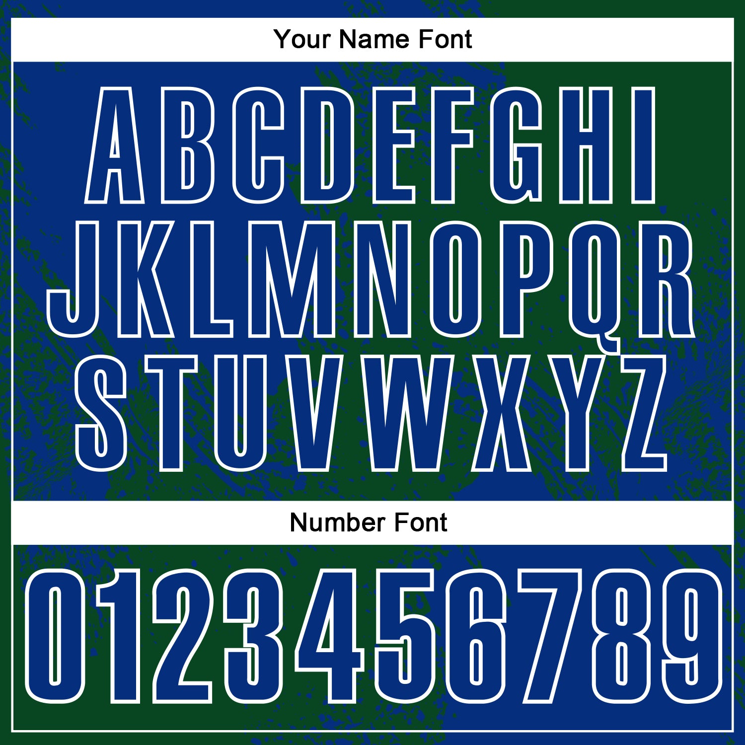 Custom Royal Green-White 3D Pattern Design Abstract Brush Stroke Performance Polo Shirt